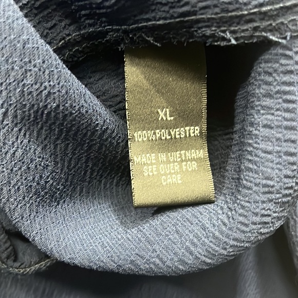 ALYX NWT Women's Blue U-Neck Long Sleeves Top Size XL - Picture 7 of 9